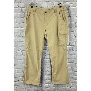 Duluth Trading Co Women’s Nylon Spandex Roll Tab Camp Hiking Pants Size 14